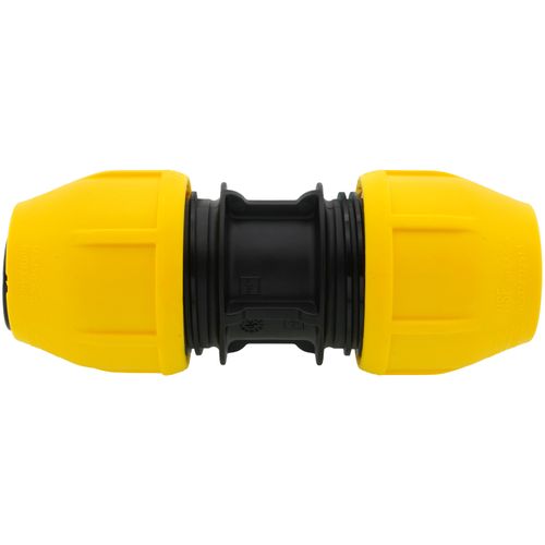 Main product image of 1" IPS Underground Yellow Poly Gas Pipe Coupler (SDR-11)
