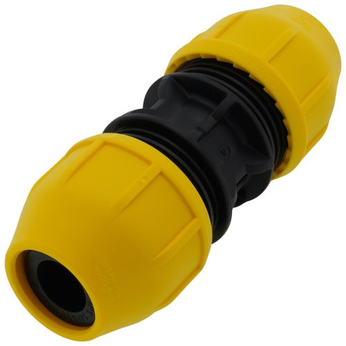 Main product image of 1-1/4" IPS Underground Yellow Poly Gas Pipe Coupler (SDR-10)