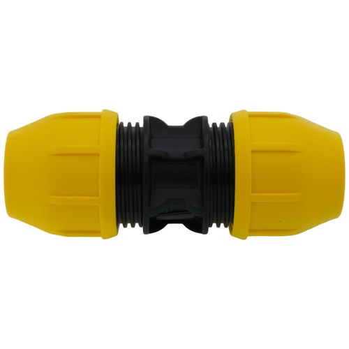 Main product image of 1-1/4" IPS Underground Yellow Poly Gas Pipe Coupler (SDR-10)