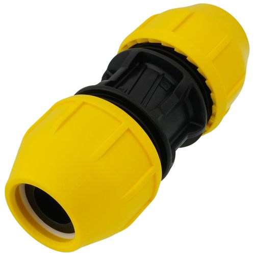 Main product image of 1-1/2" IPS Underground Yellow Poly Gas Pipe Coupler (SDR-11)