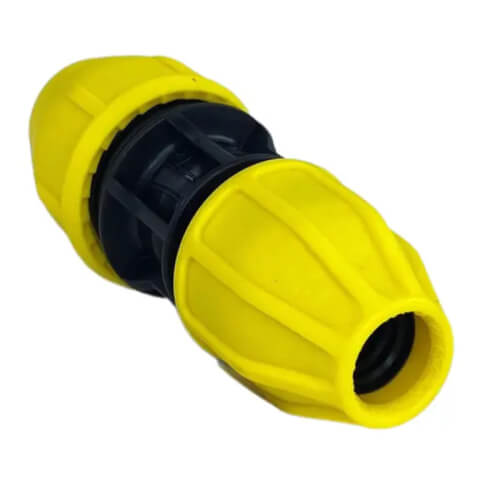 1/2" IPS to 1/2" CTS Underground Yellow Poly Gas Pipe Adapter (SDR-9.3)
