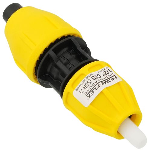 Main product image of 1/2" IPS to 1/2" CTS Underground Yellow Poly Gas Pipe Adapter (SDR-9.3)