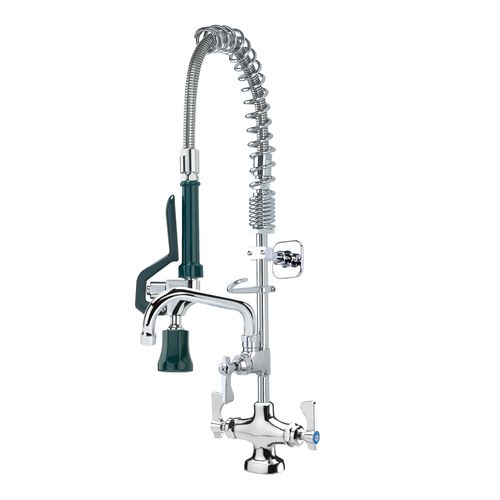 Main product image of Royal Series 1 Hole Deck Mount Space Saver Pre-Rinse w/ Add-On Kitchen Faucet, 8" Spout, 18-508L