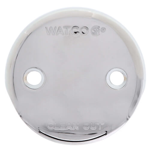 Main product image of 2-Hole Bathtub Overflow Faceplate Kit (Chrome Plated)