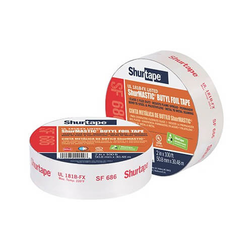 111163 111163 SF 686 ShurMASTIC Silver Printed Indoor/Outdoor Roll