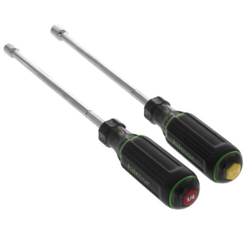 6" Magnetic Nut Driver, Set of 2 (1/4" & 5/16")