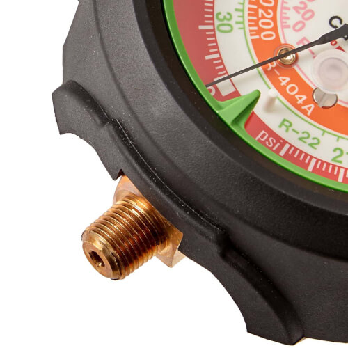 1839093 Hilmor Tools 1839093 Analog Temp/Pressure Gauge, 0800 psi