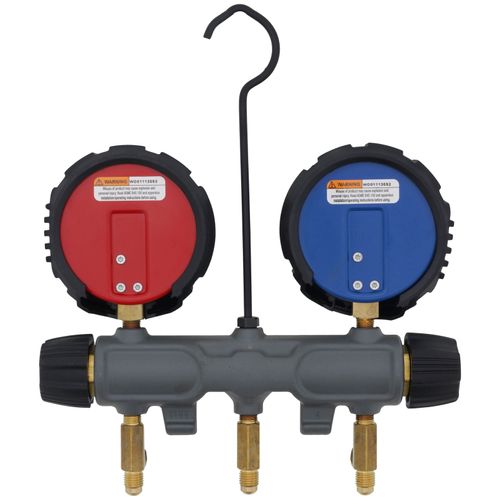 Main product image of 2 Valve Aluminum Manifold, R22/R404A/R410A (0-800 psi)