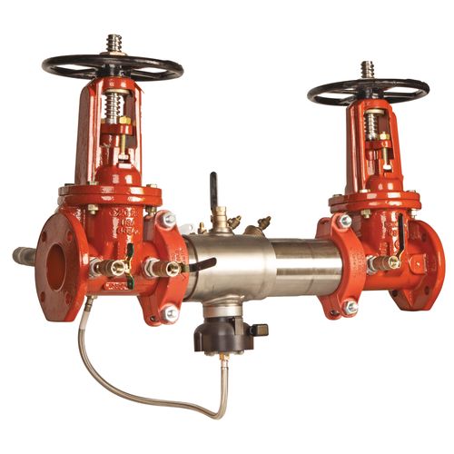 Main product image of 6" 957RPDA-OSY-GPM-FS Stainless Steel RPZ Assembly, OSY Shutoff, GPM Meter, w/ Flood Sensor