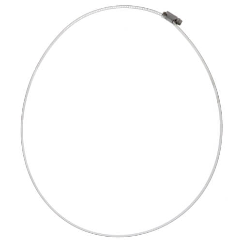 Main product image of 10" to 12" #184 Stainless Steel Worm Gear Hose Clamp w/ Carbon Screw