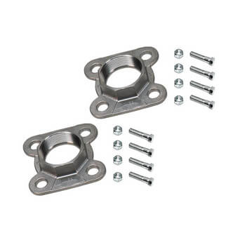 Main product image of 2" Stainless Steel 4-bolt threaded Flange for 1400-60B/-65B/-70B