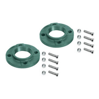 Main product image of 2-1/2" Cast Iron 4-bolt threaded Flange for 1400-70/3 & 2400-70/3