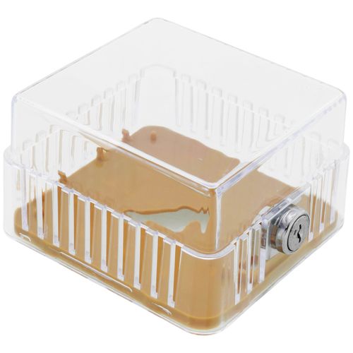Main product image of Thermostat Guard w/ Mounting Screws, Lock & Key, Plastic - Small