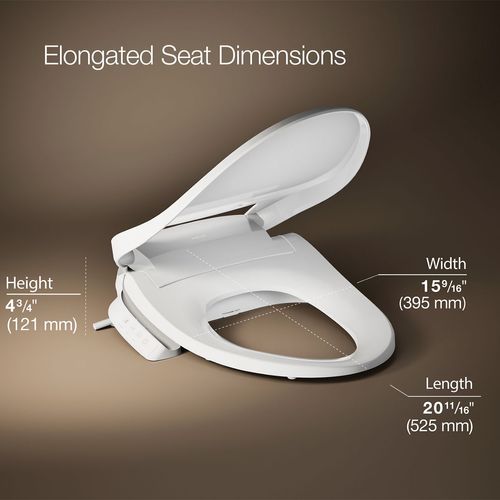 Main product image of PureWash E525 Elongated Bidet Toilet Seat, K-18751-0