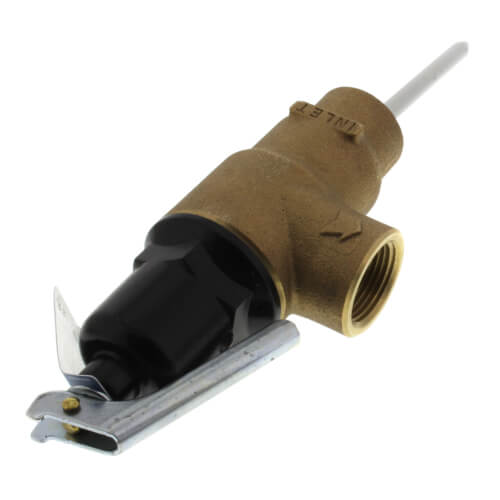 Main product image of 1-1/4" MNPT x 1" FNPT Commercial ASME T&P Relief Valve (4" Element, 150 psi)