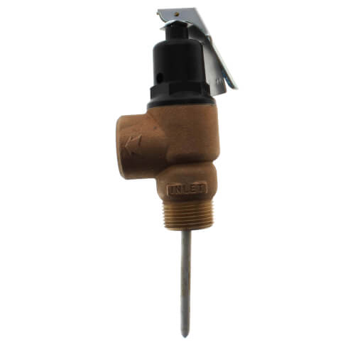 Main product image of 3/4" FNPT x 3/4" FNPT Commercial ASME T&P Relief Valve (3" Element, 150 psi)