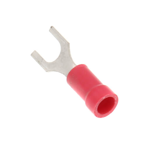 18RA10F StaKon 18RA10F Vinyl Insulated Fork Terminal, 2216 AWG