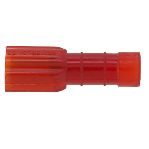 Main product image of Nylon Insulated Female Disconnect, 22-18 AWG, Tab Size .187x.032 (Copper)