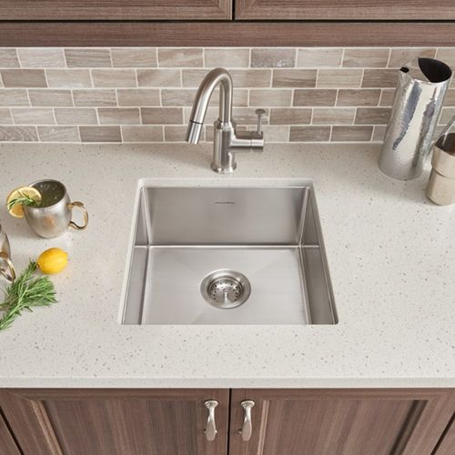 Main product image of Pekoe 17" x 17" Stainless Steel Undermount 1-Bowl Kitchen Sink (Stainless Steel)