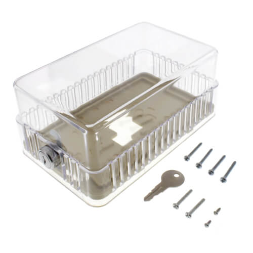 190052 Robertshaw 190052 Rectangular Transparent Thermostat Guard Kit