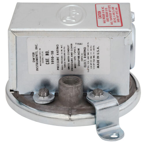 Main product image of Compact Low Differential Pressure Switch (3.0" - 11.75" W.C.)