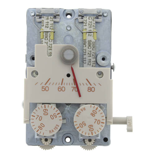 Main product image of Thermostat Chassis & Wall Plate - Day & Night Reverse Acting