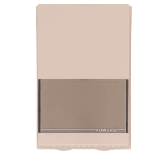Main product image of Plastic Thermostat Cover Concealed Thermometer Exposed Setpoint (Beige)