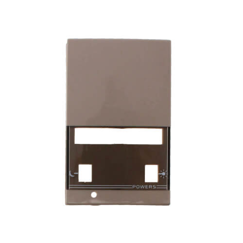 Main product image of Plastic Thermostat Cover Exposed Thermometer Exposed Setpoint (Beige)