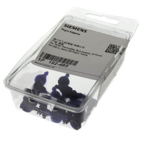 Main product image of Straight Blue Plug-In Adapters (20 Pack)