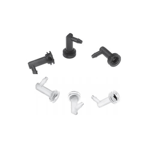 Main product image of White Elbow Plug-In Adapters (20 Pack)