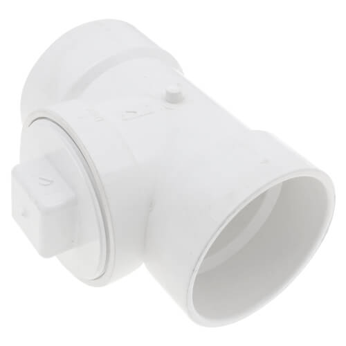 4" PVC DWV Cleanout Tee w/ Standard Plug