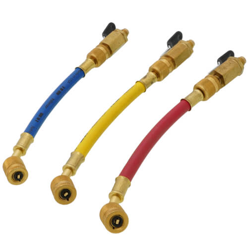 Main product image of Refrigeration Hose w/ Ball Valve Extension (Set of 3)