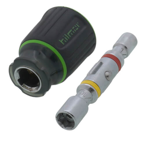 1/4-5/16" Stubby Quick-Change Magnetic Nut Driver