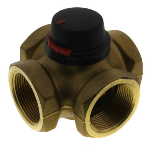 Main product image of 1-1/2" 4-Way Mixing Valve, 29.3 Cv (Female Threaded)