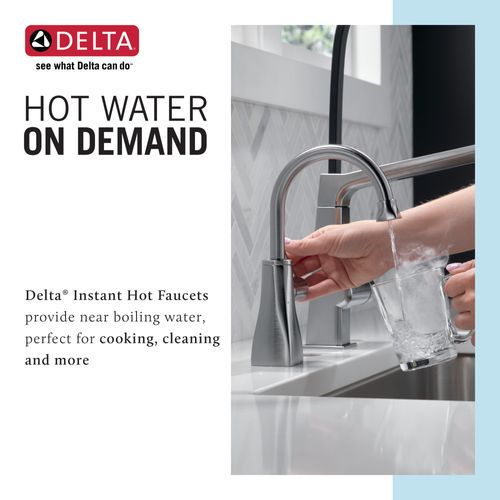 Main product image of Contemporary Square Instant Hot Water Dispenser, 1.5 GPM (Arctic Stainless), 1940LF-H-AR