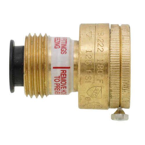 3/4" NH BFP VB-222 Self-Draining Vacuum Breaker w/ Lock Screw (Lead Free)