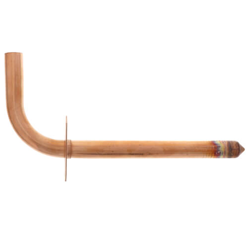 1/2" Copper Elbow Stub-Out 90° ProPress w/ Wall Plate