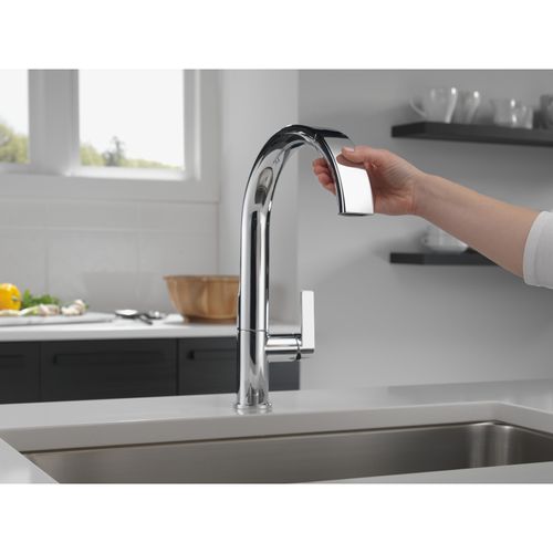 Main product image of Keele Single-handle Pull-down Kitchen Faucet (Chrome), 19824LF