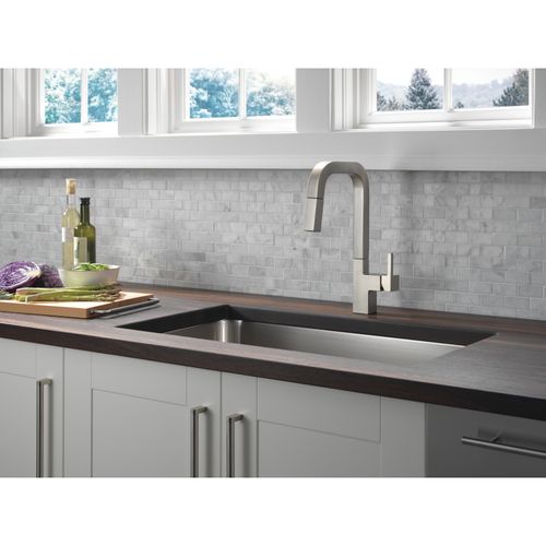 Main product image of Junction Single-handle Pull-down Kitchen Faucet (Spotshield Stainless), 19825LF-SP