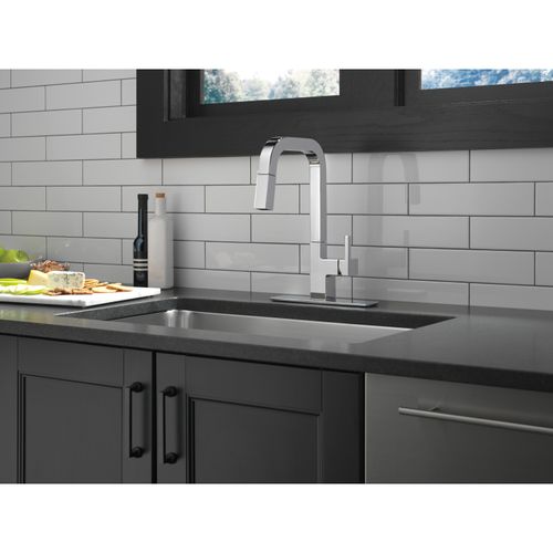Main product image of Junction Single-handle Pull-down Kitchen Faucet (Chrome), 19825LF