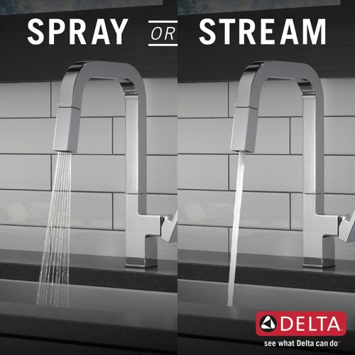 Main product image of Junction Single-handle Pull-down Kitchen Faucet (Chrome), 19825LF