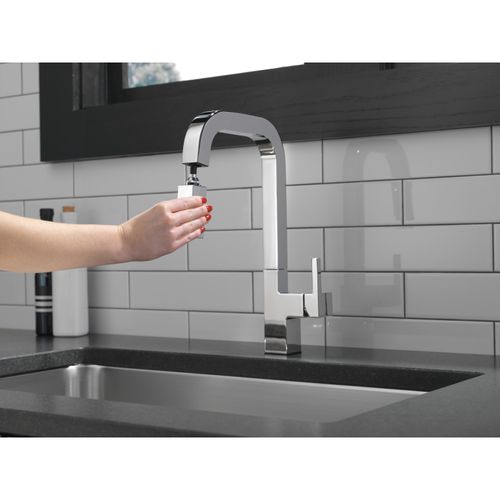 Main product image of Junction Single-handle Pull-down Kitchen Faucet (Chrome), 19825LF