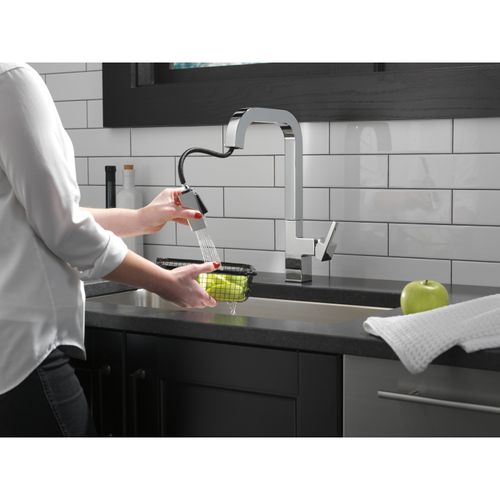 Main product image of Junction Single-handle Pull-down Kitchen Faucet (Chrome), 19825LF