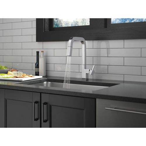 Main product image of Junction Single-handle Pull-down Kitchen Faucet (Chrome), 19825LF