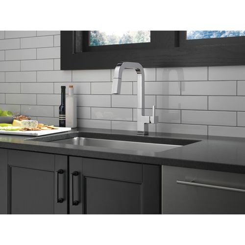 Main product image of Junction Single-handle Pull-down Kitchen Faucet (Chrome), 19825LF