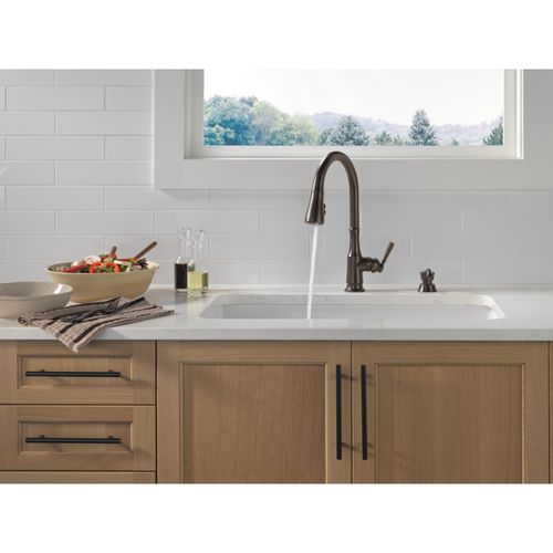 Main product image of Capertee 1 Handle Pull-down Kitchen Faucet w/ Soap Dispenser & Shieldspray (Venetian Bronze), 19877Z-RBSD-DST