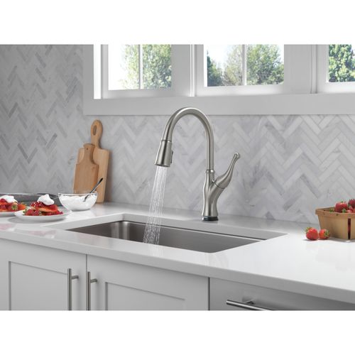 Main product image of Ophelia Single-handle Pull-down Kitchen Faucet w/ Touch2o (Spotshield Stainless), 19888TZ-SP-DST