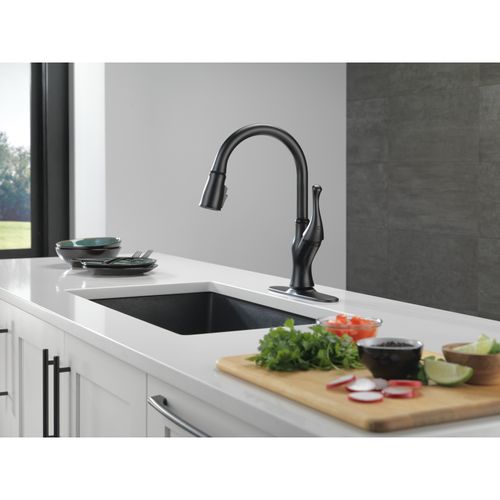 Main product image of Ophelia Single-handle Pull-down Kitchen Faucet (Matte Black), 19888Z-BL-DST