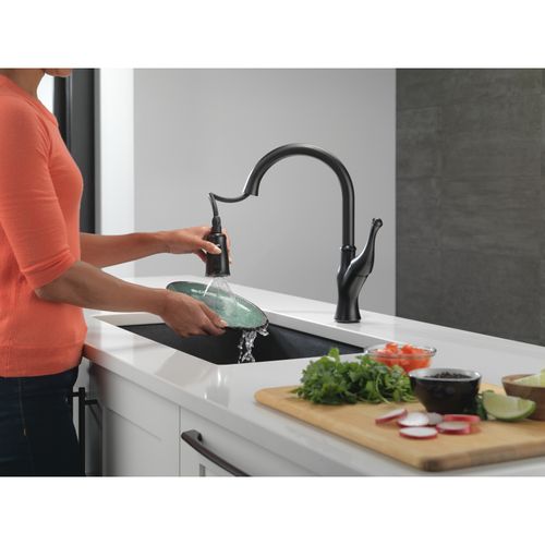 Main product image of Ophelia Single-handle Pull-down Kitchen Faucet (Matte Black), 19888Z-BL-DST