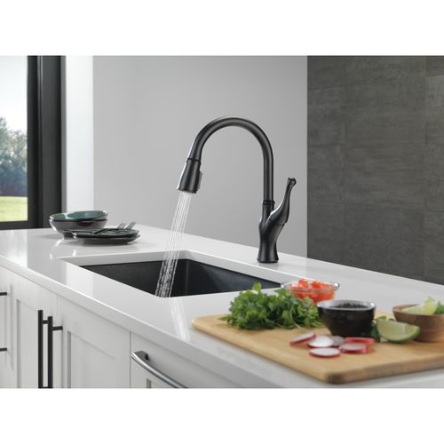 Main product image of Ophelia Single-handle Pull-down Kitchen Faucet (Matte Black), 19888Z-BL-DST